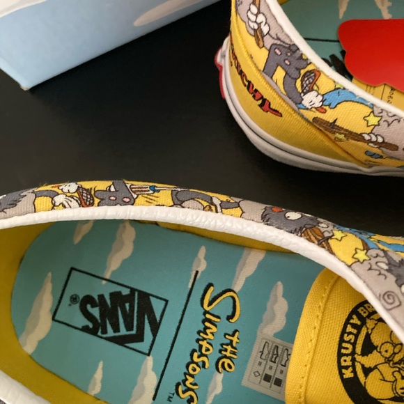 New Simpsons Vans Collab Itchy Scratchy Women’s 11 Sneakers Collect VN0A4VB41UF - Picture 8 of 16